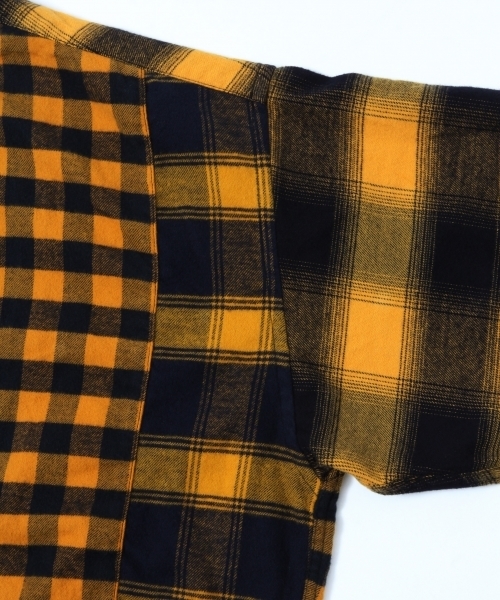 GLOBAL WORK(グローバルワーク)の「デザインソフトフランネル/749989 (シャツ/ブラウス・メンズ・イエロー/レッド・SMALL/LARGE/X-LARGE/MEDIUM)」の13枚目の写真