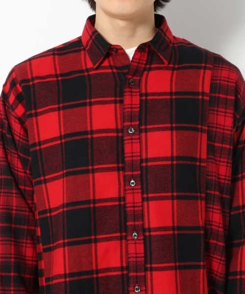 GLOBAL WORK(グローバルワーク)の「デザインソフトフランネル/749989 (シャツ/ブラウス・メンズ・イエロー/レッド・SMALL/LARGE/X-LARGE/MEDIUM)」の21枚目の写真
