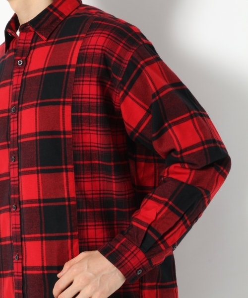 GLOBAL WORK(グローバルワーク)の「デザインソフトフランネル/749989 (シャツ/ブラウス・メンズ・イエロー/レッド・SMALL/LARGE/X-LARGE/MEDIUM)」の20枚目の写真