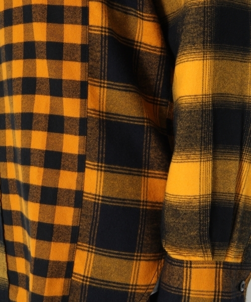GLOBAL WORK(グローバルワーク)の「デザインソフトフランネル/749989 (シャツ/ブラウス・メンズ・イエロー/レッド・SMALL/LARGE/X-LARGE/MEDIUM)」の16枚目の写真
