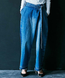 MEDE19F | MEDE19F  繊細な加工にこだわったビッグデニム＜ユーズドブルー＞/ワイドパンツ/デニムパンツ　(デニムパンツ)