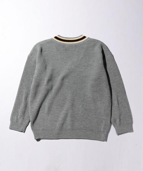 MONKEY TIME(モンキータイム)の「<monkey time> PE AZE BIG TILDEN/チルデンニット(ニット/セーター・メンズ・ブラック/グレー・MEDIUM/LARGE/SMALL)」の18枚目の写真
