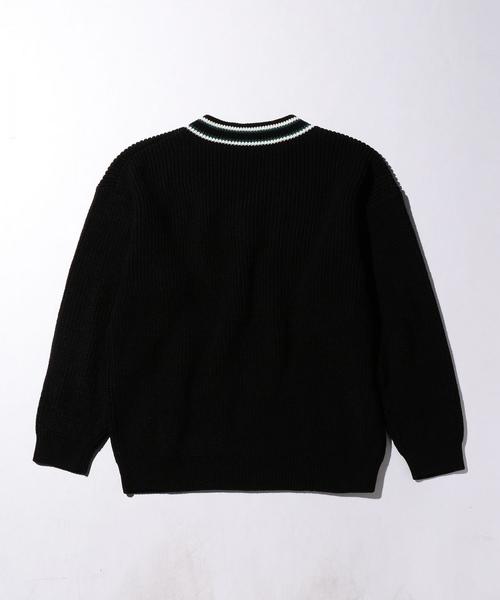 MONKEY TIME(モンキータイム)の「<monkey time> PE AZE BIG TILDEN/チルデンニット(ニット/セーター・メンズ・ブラック/グレー・MEDIUM/LARGE/SMALL)」の15枚目の写真