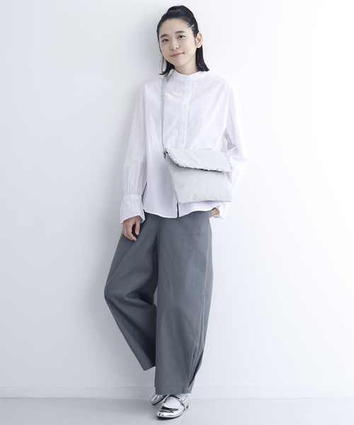 MERLOT（メルロー）の「フリル付きショルダーバッグ2548（ショルダーバッグ・レディース・ブラック/シルバー/ゴールド・FREE）」の4枚目の写真