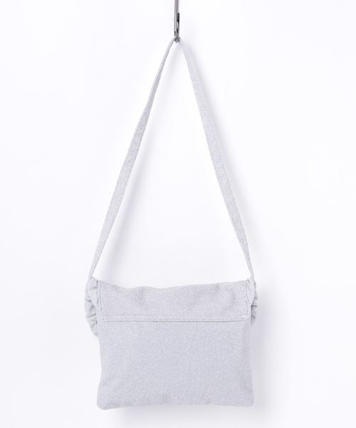 MERLOT（メルロー）の「フリル付きショルダーバッグ2548（ショルダーバッグ・レディース・ブラック/シルバー/ゴールド・FREE）」の5枚目の写真