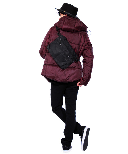 ８(eight)（エイト）の「サコッシュ 2WAY ショルダーバッグ（ショルダーバッグ・メンズ・ブラック/ネイビー/ブラック系その他/ブルー系その他・FREE）」の7枚目の写真