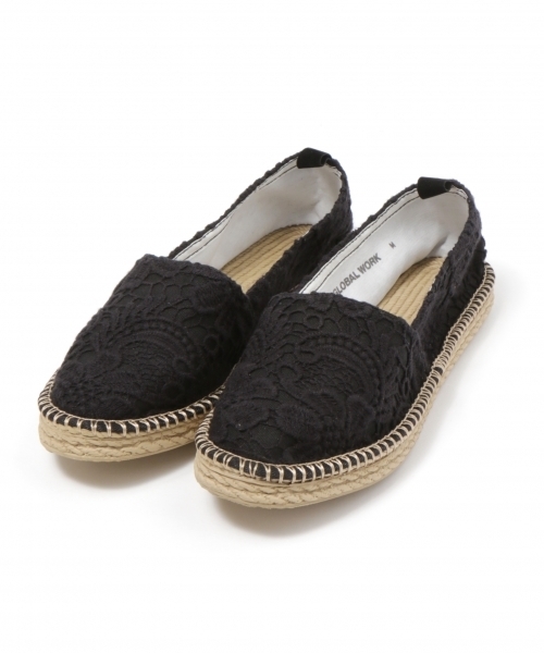 GLOBAL WORK（グローバルワーク）の「エスパドリーユ/Women/777079（スリッポン・レディース・ライトグレー/ブラック/ベージュ/レッド/ブルー/ホワイト/その他/グリーン・LARGE/MEDIUM/SMALL）」の3枚目の写真