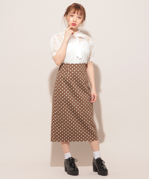 apres jour（アプレジュール）の「アプレガールコラボ ２ＷＡＹリボンブラウス【ZOZOTOWN限定アイテム】（シャツ/ブラウス・レディース・レッド/オフホワイト/ライトピンク・フリー）」の16枚目の写真