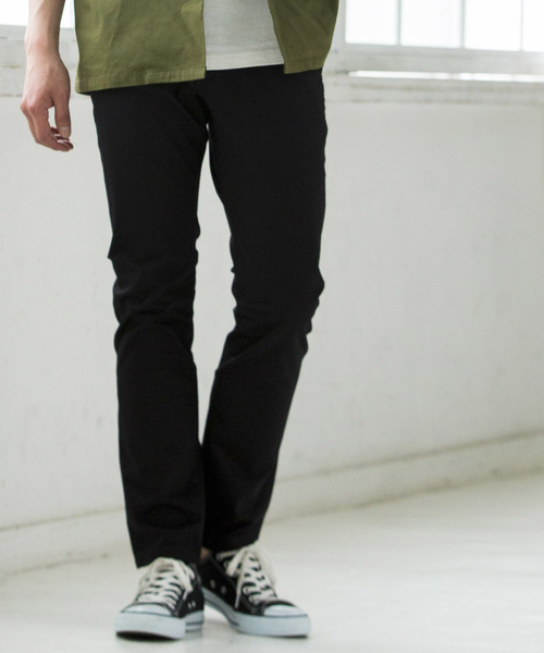 WEGO（ウィゴー）の「WEGO/ライトストレッチスキニーパンツ（その他パンツ・メンズ・ホワイト/ブラック/カーキ/ブルー・SMALL/MEDIUM/LARGE）」の3枚目の写真