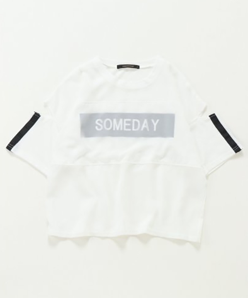 VENCEEXCHANGE(ヴァンスエクスチェンジ)の「腕スリットプルオーバー(Tシャツ/カットソー・レディース・オフホワイト/ブラック/ライトカーキ・M)」の2枚目の写真