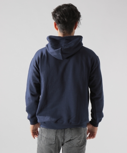 Russell Athletic(ラッセルアスレティック)の「【RUSSELL ATHLETIC (ラッセルアスレチック)】胸ロゴプルパーカー 18AW(パーカー・メンズ・ネイビー/グレー/オフホワイト・LARGE)」の12枚目の写真