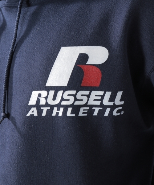 Russell Athletic(ラッセルアスレティック)の「【RUSSELL ATHLETIC (ラッセルアスレチック)】胸ロゴプルパーカー 18AW(パーカー・メンズ・ネイビー/グレー/オフホワイト・LARGE)」の20枚目の写真