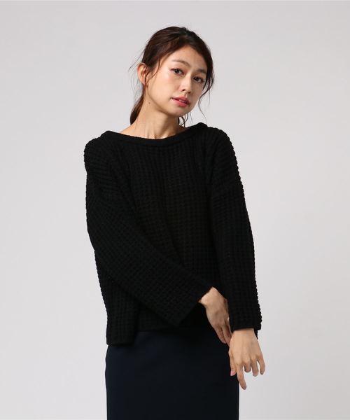 mizuiroind ワッフルカットソー mizuiro ind Item Feature：Waffle Item | Mother's Industry