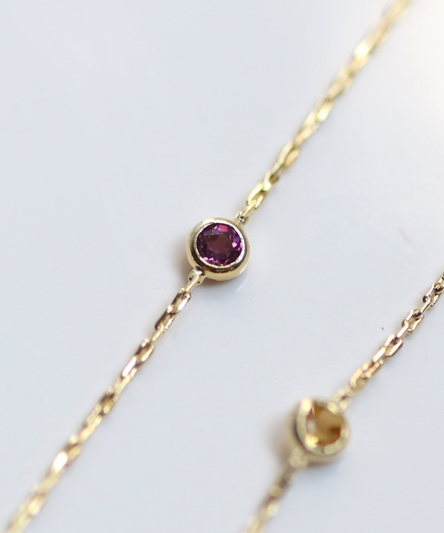 ANEMONE（アネモネ）の「誕生石ブレスレット（ブレスレット・レディース・ブルー/クリア/ダークブルー/グリーン/ライトブルー/ライトグリーン/ピンク/パープル/レッド/ホワイト/ワイン/イエロー・FREE）」の8枚目の写真