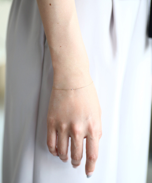 ANEMONE（アネモネ）の「誕生石ブレスレット（ブレスレット・レディース・ブルー/クリア/ダークブルー/グリーン/ライトブルー/ライトグリーン/ピンク/パープル/レッド/ホワイト/ワイン/イエロー・FREE）」の13枚目の写真