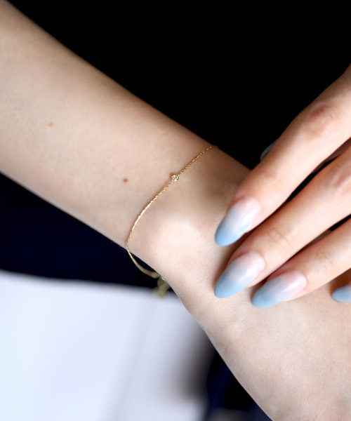 ANEMONE（アネモネ）の「誕生石ブレスレット（ブレスレット・レディース・ブルー/クリア/ダークブルー/グリーン/ライトブルー/ライトグリーン/ピンク/パープル/レッド/ホワイト/ワイン/イエロー・FREE）」の5枚目の写真