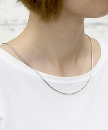 ego nagh'ai（エゴナハイ）の「【ego na ghai/エゴナハイ】stainless necklacce swage azuki  type1/ステンレスアズキスウェッジチェーンネックレス（ネックレス）」