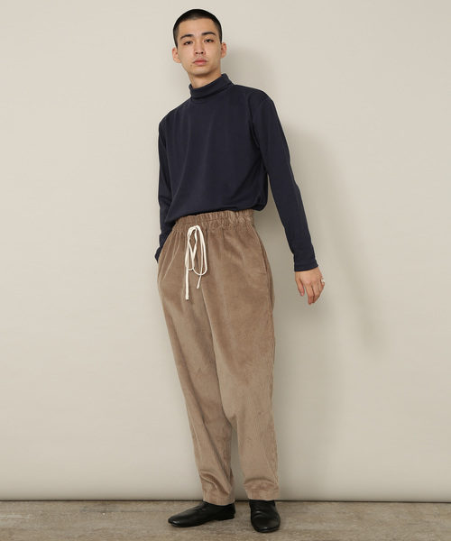 ADAM ET ROPE'（アダムエロペ）の「ポンチタートルネックTシャツ（Tシャツ/カットソー・メンズ・ホワイト系その他/ブラック系その他3/グリーン系その他/ネイビー/レンガ・M/L）」の9枚目の写真