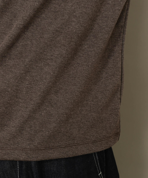 ADAM ET ROPE'（アダムエロペ）の「ポンチタートルネックTシャツ（Tシャツ/カットソー・メンズ・ホワイト系その他/ブラック系その他3/グリーン系その他/ネイビー/レンガ・M/L）」の16枚目の写真