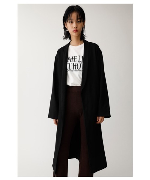 MOUSSY（マウジー）の「LIGHT TWILL GOWN（その他アウター・レディース・ブラック/ダークブラウン/ベージュ・FREE）」の7枚目の写真