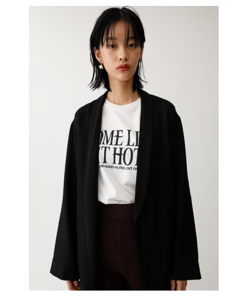 MOUSSY（マウジー）の「LIGHT TWILL GOWN（その他アウター・レディース・ブラック/ダークブラウン/ベージュ・FREE）」の8枚目の写真