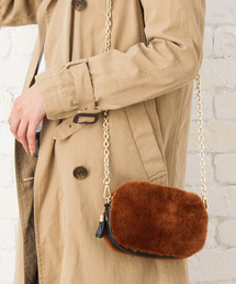 florist | シンプルラウンドファーポーチ/ポシェット(ショルダーバッグ)