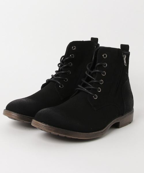 ARCADE(アーケード)の「プレーントゥレースアップブーツ(ブーツ・メンズ・ブラック/ダークブラウン/ブラック系その他/ブラック系その他2/キャメル・25.5cm/26.5cm/26.0cm/27.0cm)」の1枚目の写真
