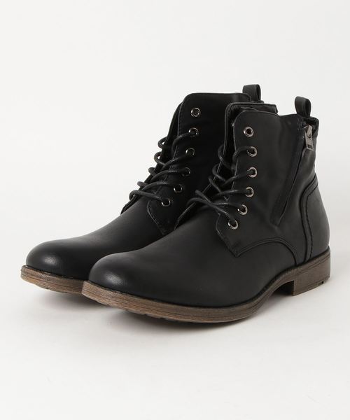 ARCADE(アーケード)の「プレーントゥレースアップブーツ(ブーツ・メンズ・ブラック/ダークブラウン/ブラック系その他/ブラック系その他2/キャメル・25.5cm/26.5cm/26.0cm/27.0cm)」の2枚目の写真