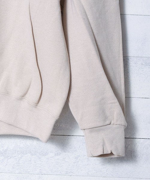 JERZEES（ジャージーズ）の「【Ir】【JERZEES（ジャージーズ）】裏起毛JERZEESトレーナー（スウェット・レディース・ホワイト/ブラック/ネイビー/杢グレー/パープル/ベージュ/サックスブルー/オレンジ/オリーブ・MEDIUM/LARGE/SMALL/X-LARGE）」の13枚目の写真