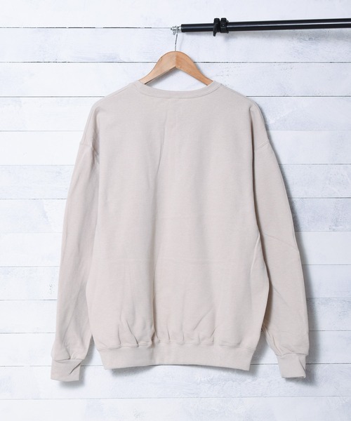 JERZEES（ジャージーズ）の「【Ir】【JERZEES（ジャージーズ）】裏起毛JERZEESトレーナー（スウェット・レディース・ホワイト/ブラック/ネイビー/杢グレー/パープル/ベージュ/サックスブルー/オレンジ/オリーブ・MEDIUM/LARGE/SMALL/X-LARGE）」の15枚目の写真