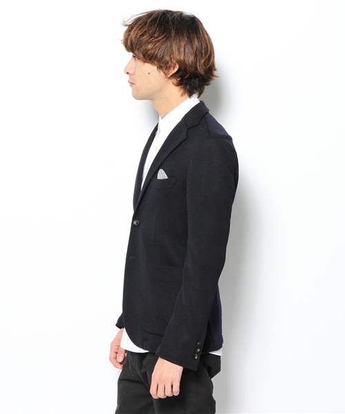 EDIFICE（エディフィス）の「◇ミラノリブ パッチジャケット（テーラードジャケット・メンズ・キャメル/ネイビー・46/44/48/50）」の5枚目の写真