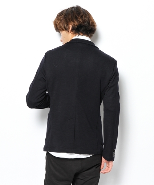 EDIFICE（エディフィス）の「◇ミラノリブ パッチジャケット（テーラードジャケット・メンズ・キャメル/ネイビー・46/44/48/50）」の6枚目の写真