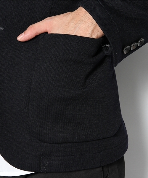 EDIFICE（エディフィス）の「◇ミラノリブ パッチジャケット（テーラードジャケット・メンズ・キャメル/ネイビー・46/44/48/50）」の11枚目の写真