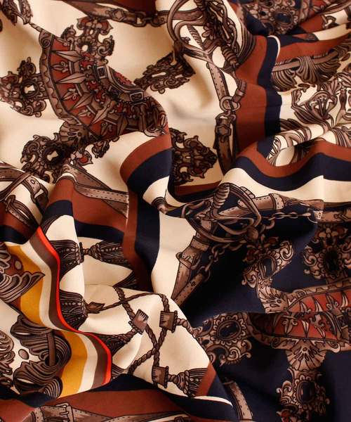 Sawa a la mode（サワアラモード）の「スカーフ柄が素敵なヴィンテージシャツトップス（シャツ/ブラウス・レディース・ネイビー・FREE）」の19枚目の写真