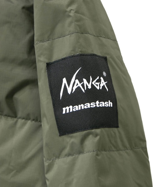 NANGA(ナンガ)の「MANASTASH×NANGA/ AURORA-TEX DOWN JACKET(ダウンジャケット/コート・メンズ・ブラック/オリーブ・MEDIUM/LARGE)」の7枚目の写真