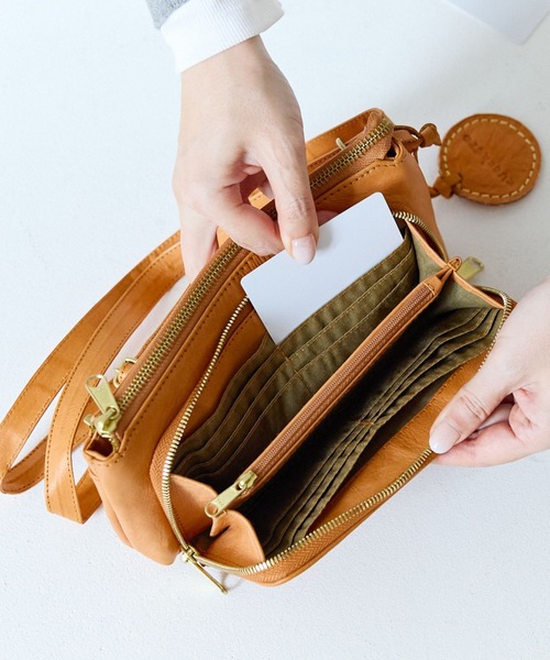 zucchero(ズッケロ)の「zucchero ズッケロ お財布 ショルダーバッグ レディース 本革 ミニ ななめ掛け 48917(ショルダーバッグ・レディース・ブラウン・FREE)」の12枚目の写真