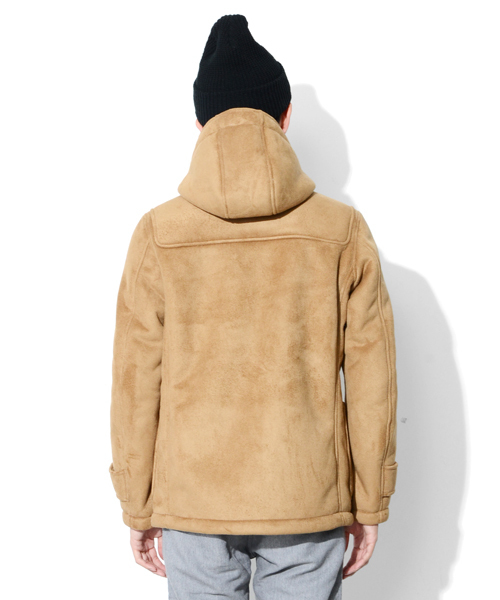 URBAN RESEARCH DOORS MENS（アーバンリサーチ ドアーズ メンズ）の「DOORS フェイクムートンダッフルコート（ダッフルコート・メンズ・ブラウン/ベージュ・38/40）」の4枚目の写真