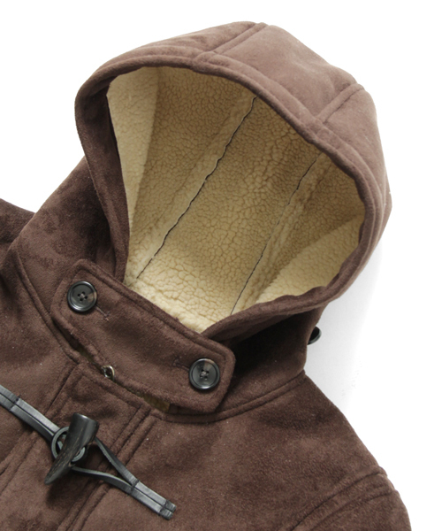 URBAN RESEARCH DOORS MENS（アーバンリサーチ ドアーズ メンズ）の「DOORS フェイクムートンダッフルコート（ダッフルコート・メンズ・ブラウン/ベージュ・38/40）」の5枚目の写真