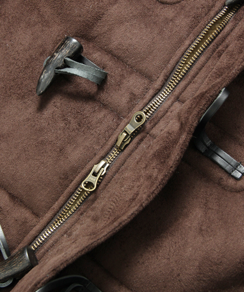 URBAN RESEARCH DOORS MENS（アーバンリサーチ ドアーズ メンズ）の「DOORS フェイクムートンダッフルコート（ダッフルコート・メンズ・ブラウン/ベージュ・38/40）」の9枚目の写真