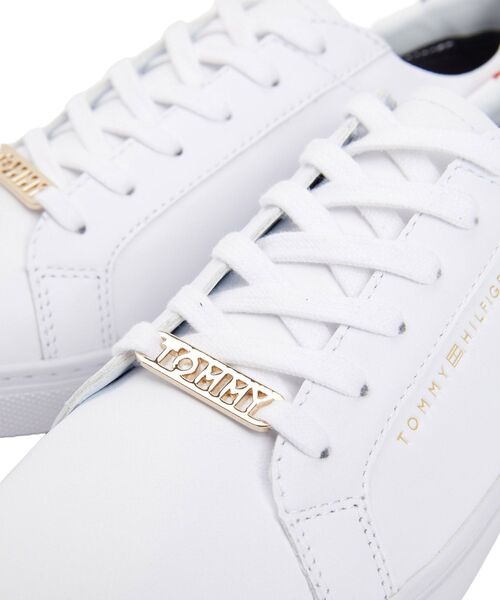TOMMY HILFIGER(トミーヒルフィガー)の「アイコンレザースニーカー(スニーカー・レディース・ホワイト・23cm/23.5cm/24cm/25cm)」の15枚目の写真
