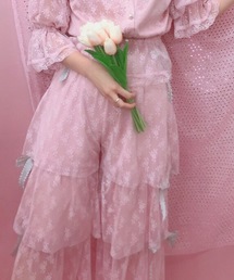 Swankiss�i�X�����L�X�j�́uAD ribbon lace gaucho�i�p���c�j�v