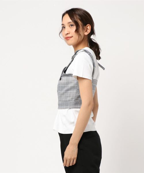 jouetie(ジュエティ)の「ライダースビスチェ(シャツ/ブラウス・レディース・ブラック/ライトグリーン/アイボリー/その他1・MEDIUM)」の13枚目の写真