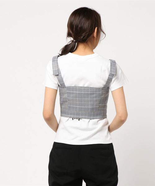 jouetie(ジュエティ)の「ライダースビスチェ(シャツ/ブラウス・レディース・ブラック/ライトグリーン/アイボリー/その他1・MEDIUM)」の12枚目の写真