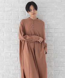 Munich | リヨセルコットンブロード　マキシシャツワンピース(ワンピース)