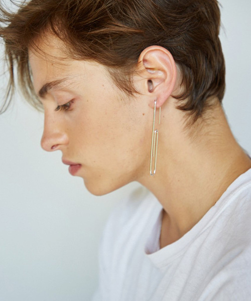 OF ARC（オブアーク）の「Paperclip Earring（ピアス（片耳用）・レディース・シルバー/ゴールド・ONESIZE）」の2枚目の写真