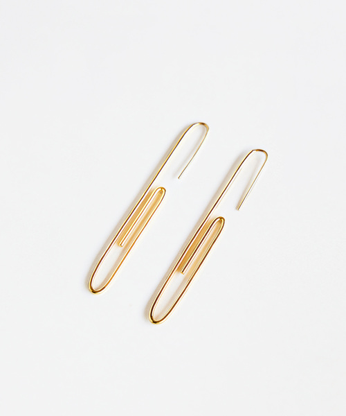 OF ARC（オブアーク）の「Paperclip Earring（ピアス（片耳用）・レディース・シルバー/ゴールド・ONESIZE）」の4枚目の写真