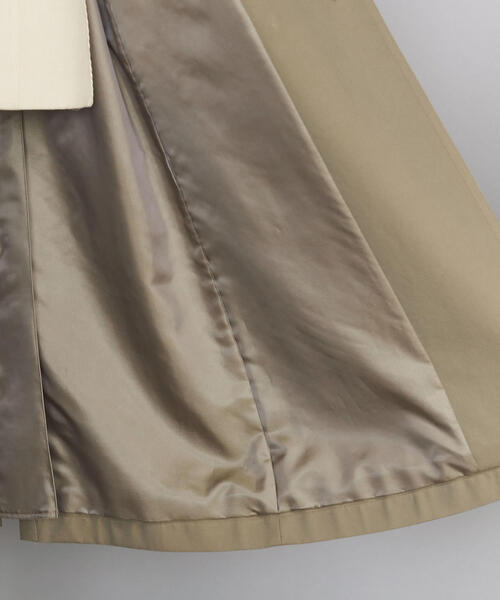 BEAUTY&YOUTH UNITED ARROWS(ビューティーアンドユースユナイテッドアローズ)の「<LOEFF>コットンシャンブレーインバネスコート ◆(その他アウター・レディース・オリーブ・1/0)」の3枚目の写真