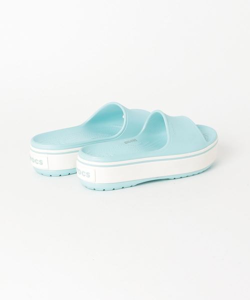 crocs(クロックス)の「crocs/クロックス CB PLATFORM SLIDE(サンダル・レディース・ライトブルー/グレー・22cm/23cm/24cm/25cm)」の3枚目の写真
