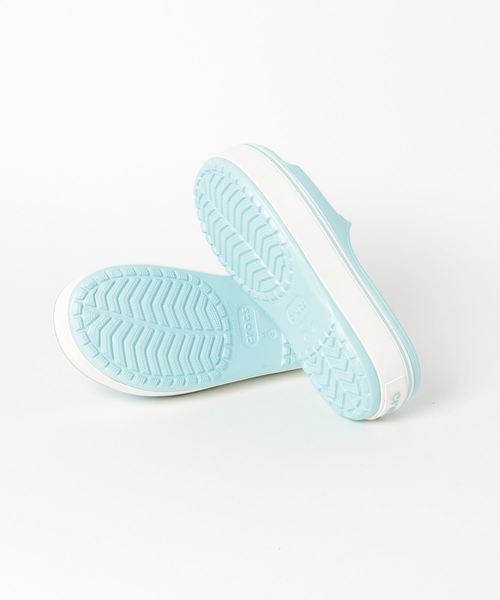 crocs(クロックス)の「crocs/クロックス CB PLATFORM SLIDE(サンダル・レディース・ライトブルー/グレー・22cm/23cm/24cm/25cm)」の4枚目の写真