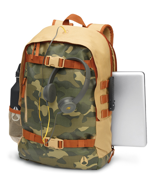 NIXON（ニクソン）の「NIXON SMITH Ⅱ（バックパック/リュック・メンズ・ブラック/レッド/カモフラージュ/マルチ・ONE SIZE）」の16枚目の写真